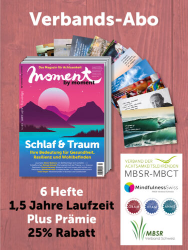 moment by moment Verbands-Abo. 6 Hefte, 1,5 Jahre Laufzeit, Plus Prämie. 25 % Rabatt