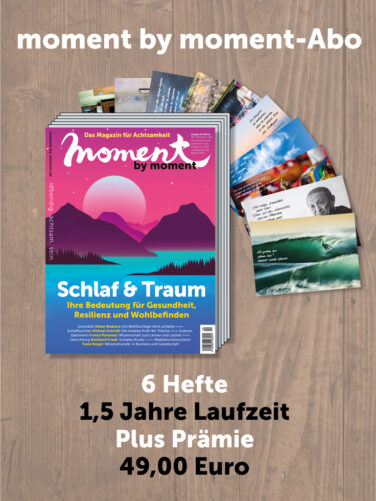 moment by moment Abo. 6 Hefte, 1,5 Jahre Laufzeit, Plus Prämie, 49 €