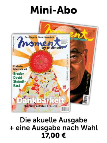 Mini-Abo. Die aktuelle Ausgabe + eine Ausgabe nach Wahl. 17 Euro