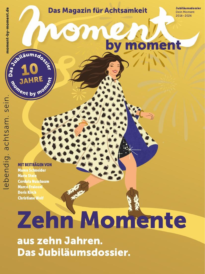 Cover des Jubiläumsdossiers „Zehn Momente aus zehn Jahren“